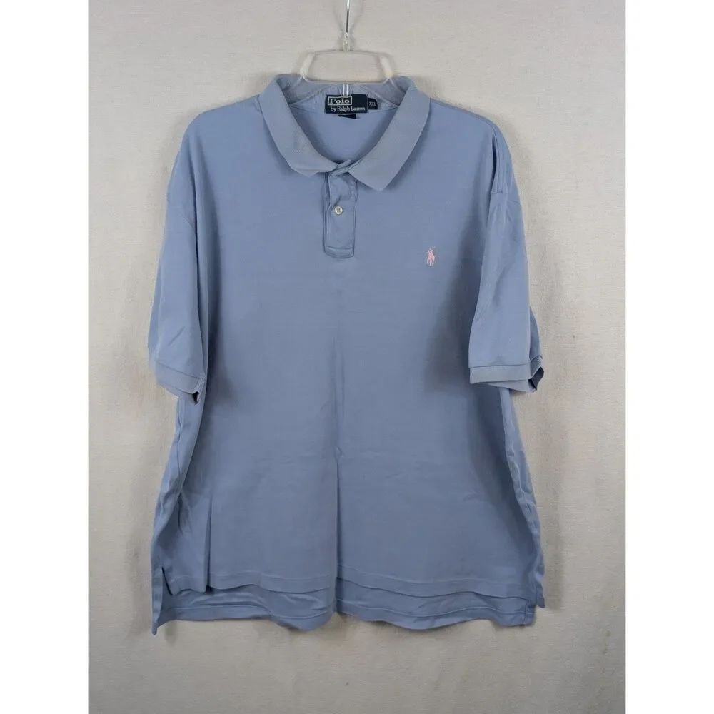 Polo Ralph Lauren Polo Shirt Light Blue Men's Size 2XL/XXL